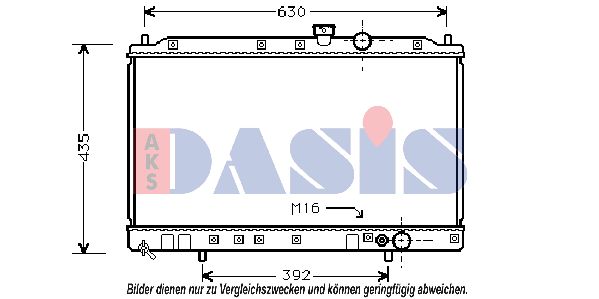 AKS DASIS Radiators, Motora dzesēšanas sistēma 140026N
